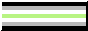 I am agender A website button of the agender pride flag