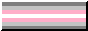 I am a demiwoman A website button of the demigirl pride flag